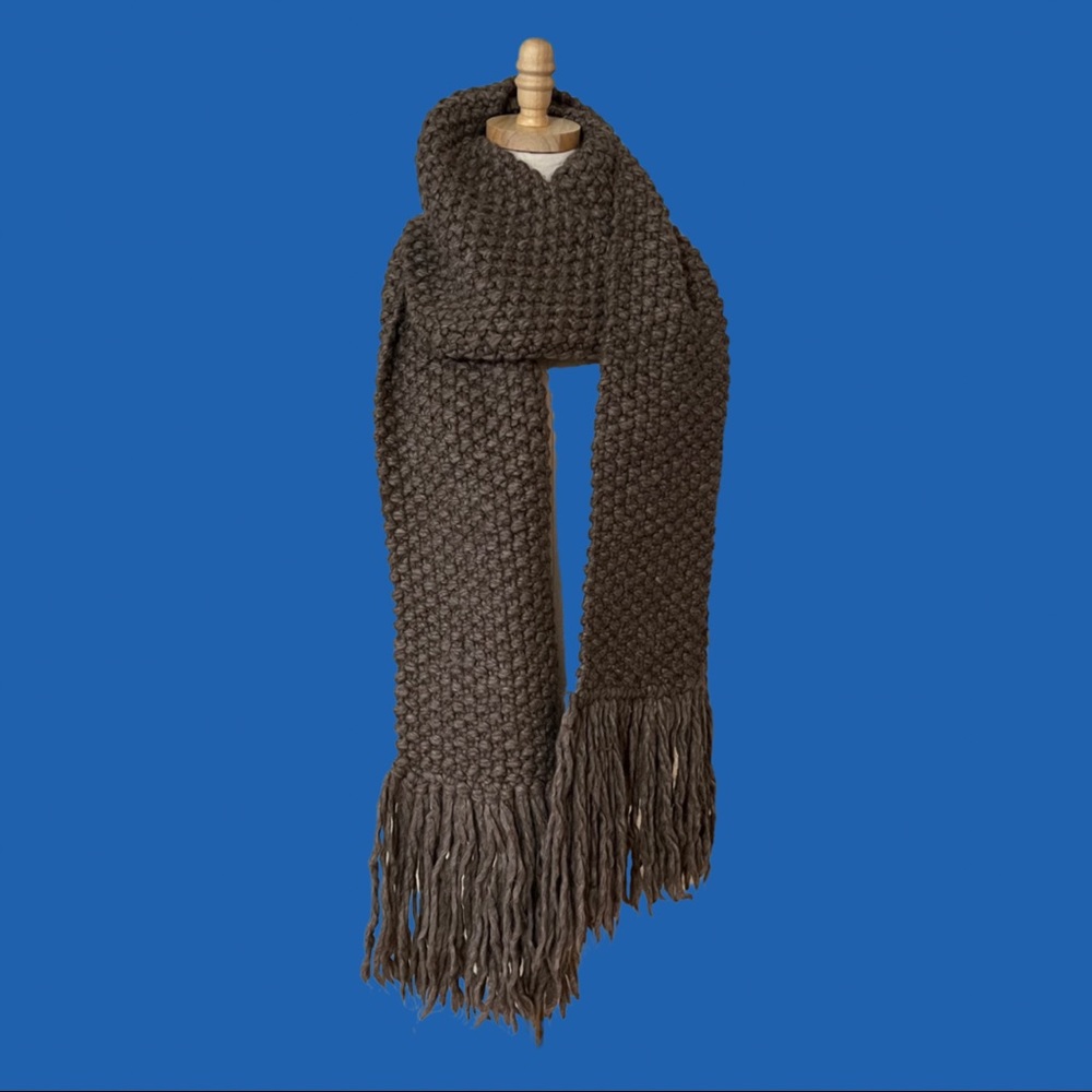 Michael Kors Collection knitted wool oversize scarf